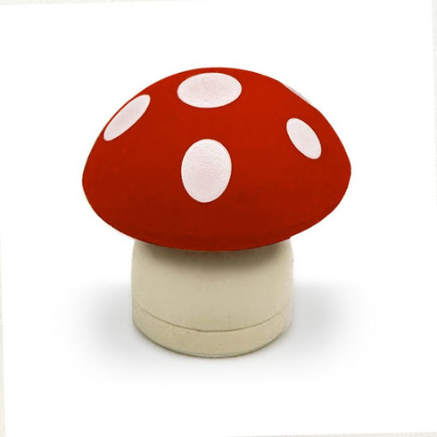MUSHROOM PENCIL/ERASER SET